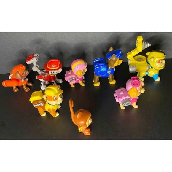 Lot of PAW Patrol Dino Rescue Marshall Rocky Skye Zuma Rubble Mandy Toys Figures - Picture 7 of 8
